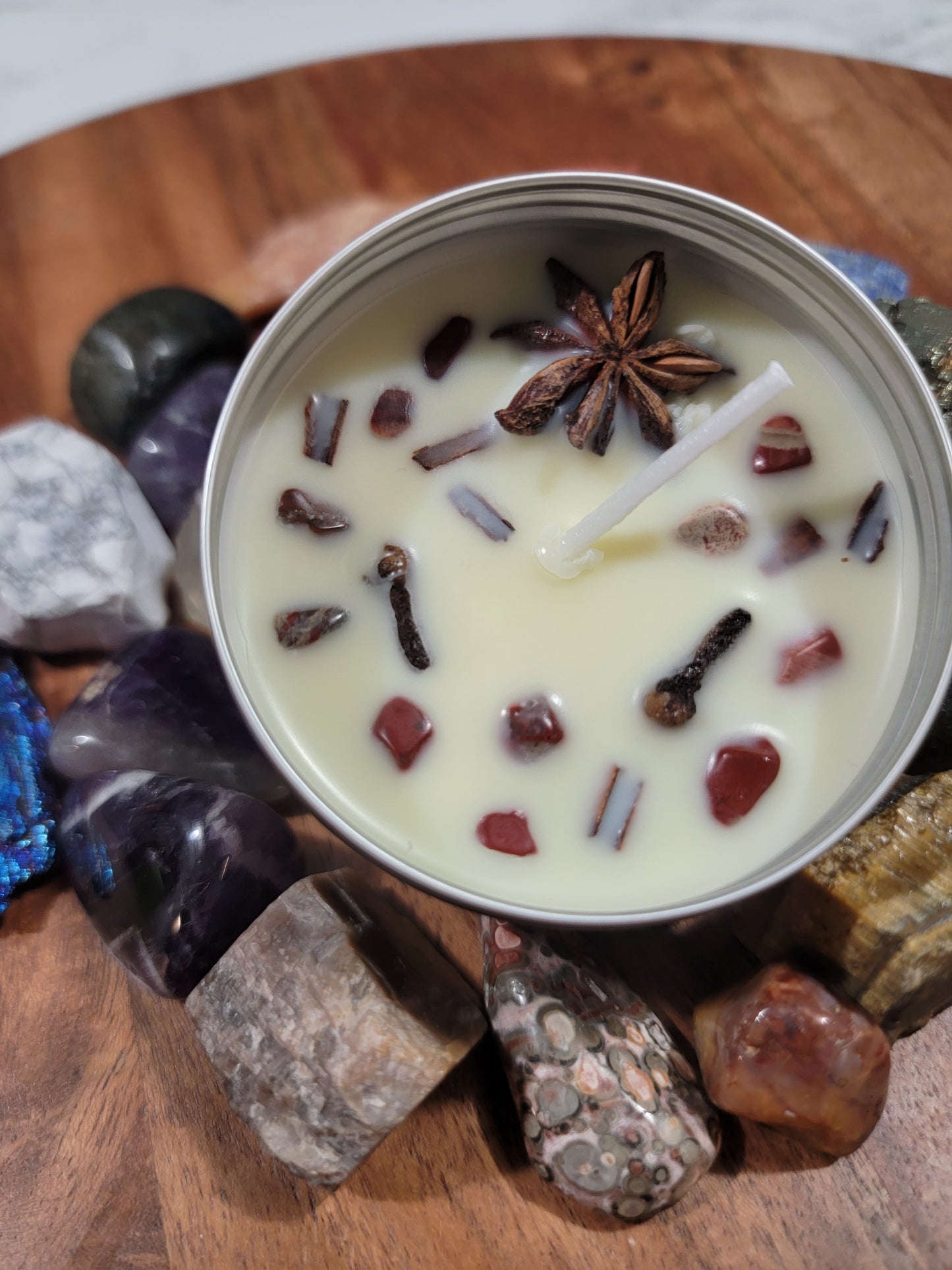 Simmer Pot Crystal Spirit Candle